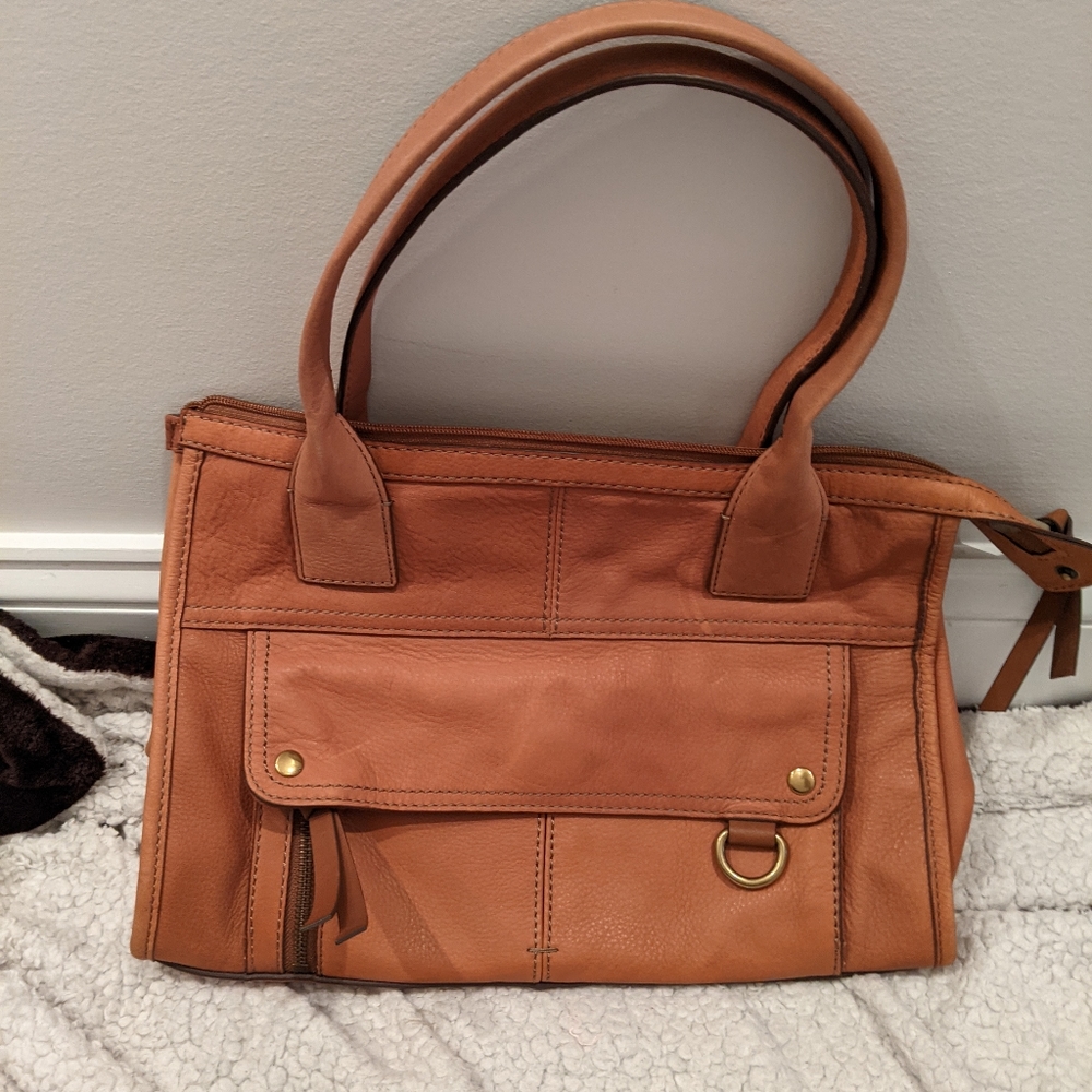 Fossil Morgan satchel EUC